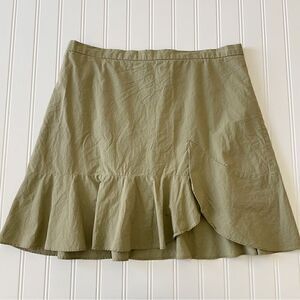 Madewell Ruffle Hem Mini Skirt - Size 6